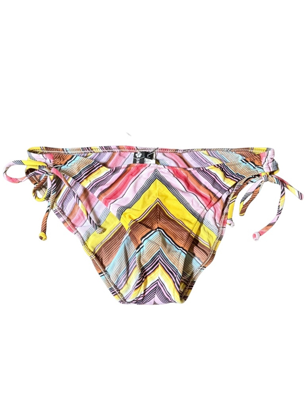 NWT! Raisins Multicolor Striped Bikini Bottom